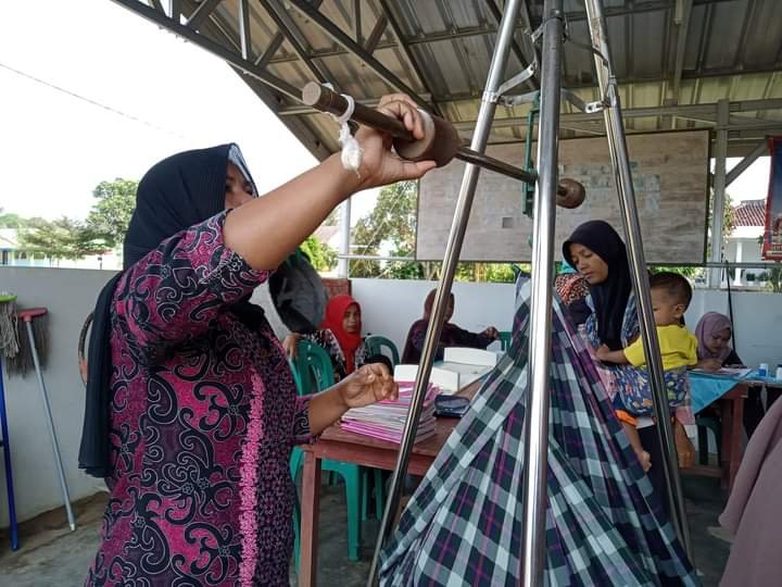 Pemdes Gedung Boga Adakan Posyandu Rutin